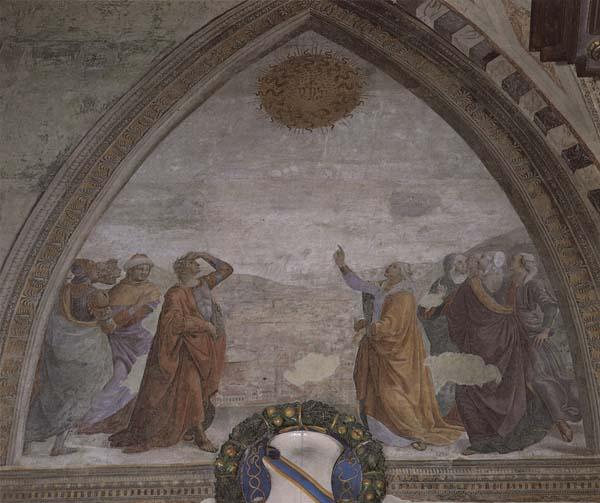 Domenicho Ghirlandaio Weissagung der Sybille an Augustus oil painting picture